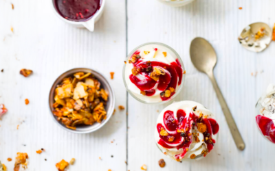 Sundae coco fruits rouges