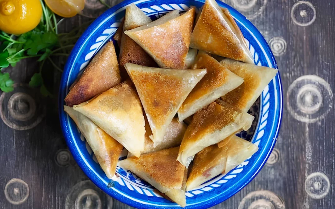 Samoussas de dattes aux cacahuètes