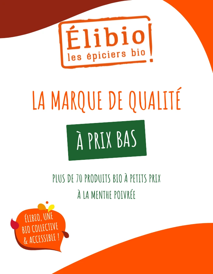 Bannière novembre La Menthe Poivrée : Elibio, la marque de qualité à prix bas