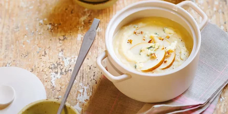 Velouté de poire au chocolat cru Velouté de poire au chocolat cru. Recette la Menthe Poivrée