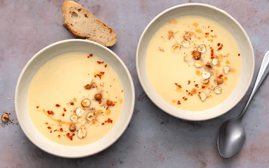 Velouté de poires à la noisette