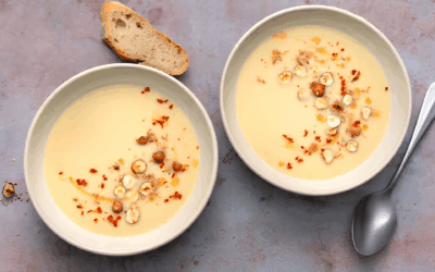 Velouté de poires à la noisette